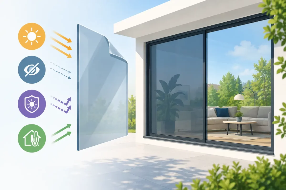 Slimme raamfolie voor woningen werkt zo