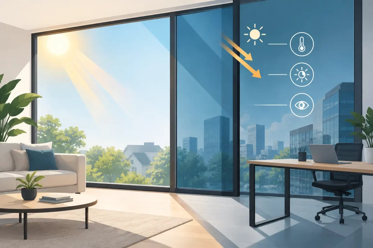 Trends in zonwerend glas voor huis en kantoor